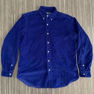Ralph Lauren Corduroy Shirt (size Medium)